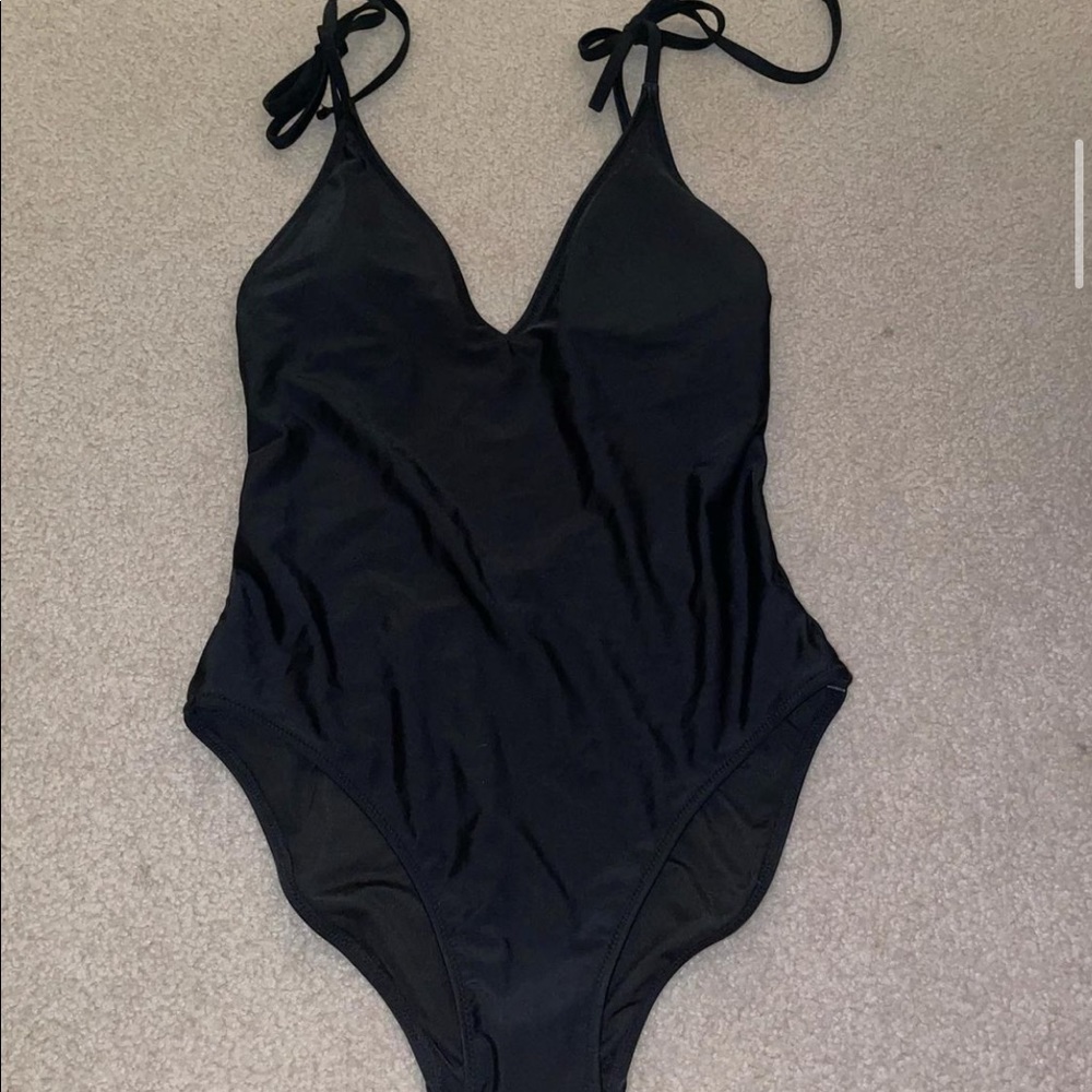 aerie tie one piece swimsuit